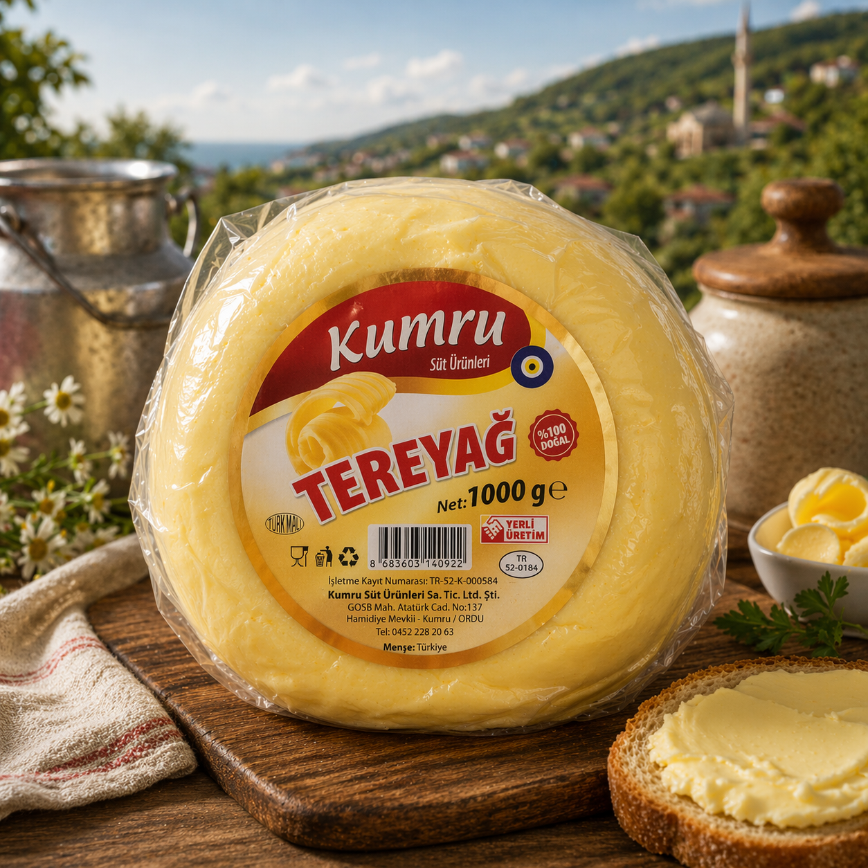 Kumru Süt Ürünleri Hakiki Tereyağı